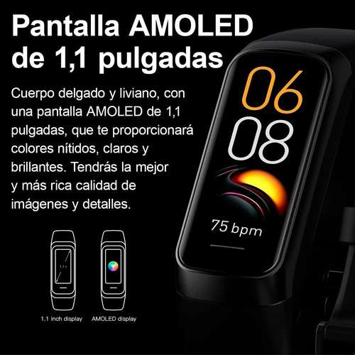 Imagen 2 de 8 de Smartwacth Smartband KeiPhone Keifit 3 Rosado Sumergible