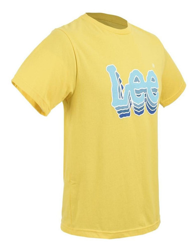 Imagen 2 de 5 de Playera Casual Lee Manga Corta De Hombre S10