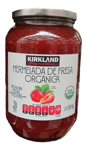 Mermelada De Fresa Orgánica Kirkland Signature 1.19 Kg