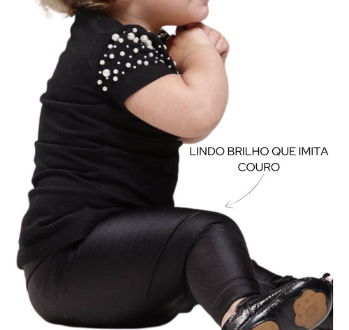 gift Suspect break up Calça Infantil Kids Leg Cirre Couro Fake Roupa Atacado - Top | MercadoLivre