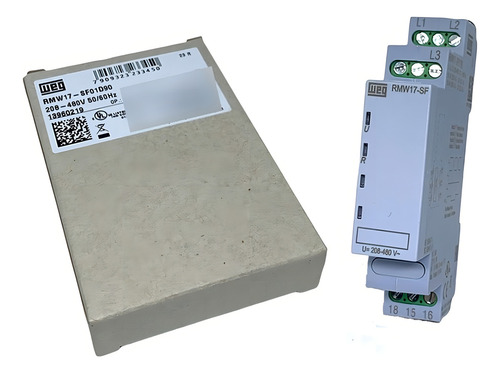 Relé Sequência De Fase 220-480v Trifásico Weg Rmw17-sf01d90