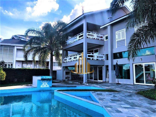 Casa Com 10 Dormitórios Sendo 6 Suítes, 1.280m² - Venda Por R$ 4.790.000 Ou Aluguel Por R$ 22.000/mês - Alphaville 10 - Santana De Parnaíba/sp - Ca0284