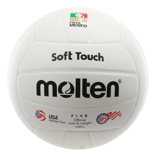 Imagen 1 de 1 de Balón Voleibol Molten V58cl Piel Sintética Soft Touch