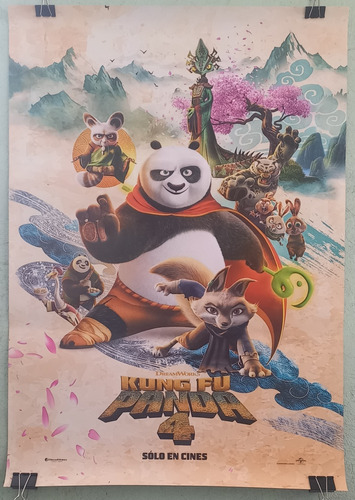 2 Posters Originales De Cine Kung Fu Panda 4