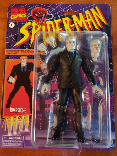 Tombstone Serie Retro Spider-man. Hasbro