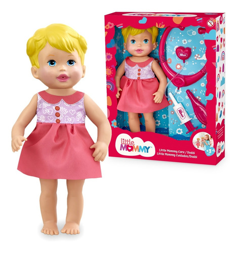 Boneca Menina Little Mommy Dodói Loira Licenciado Mattel