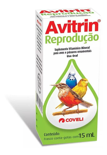 Suplemento Vitamínico Avitrin Reprodução Coveli - 15ml