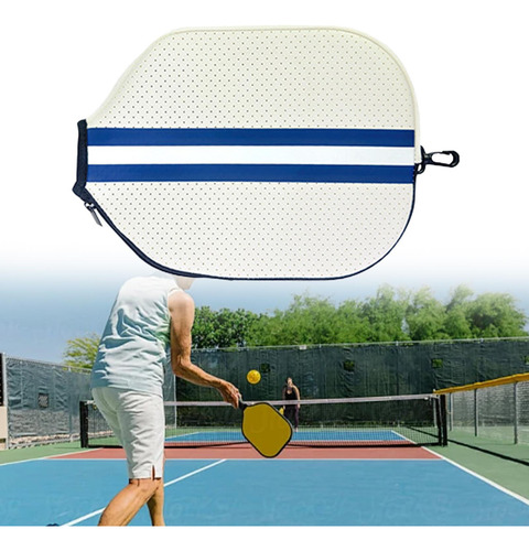 Capa Para Raquete De Pickleball, Protetor De Branco Azul
