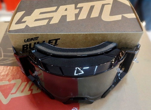 Antiparras Leatt Velocity 5.5 Negro Gris Claro 58% -allmoto