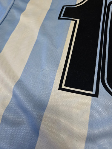 Camiseta Titular Selección Argentina 1999 Ortega 10 S Amplio (Usado)