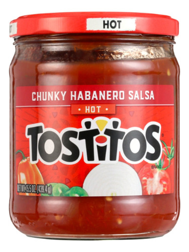 Tostitos Chunky Habanero Salsa 439.4g Importado