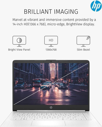 Portátil Hp 2024 14 De Cuatro Núcleos Intel N4120 De 16 Gb D