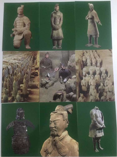 Colección Nueva 15 Postales Guerreros De Terracota