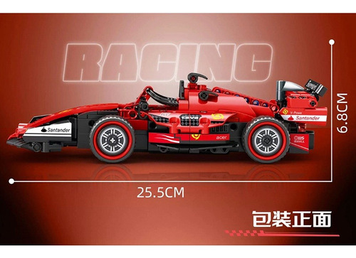 Coche De Bloques Para Armar A Radio Control Rojo