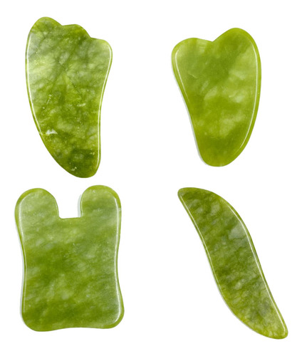 Gua Sha Herramientas Faciales De Piedra De Jade Para Masaje