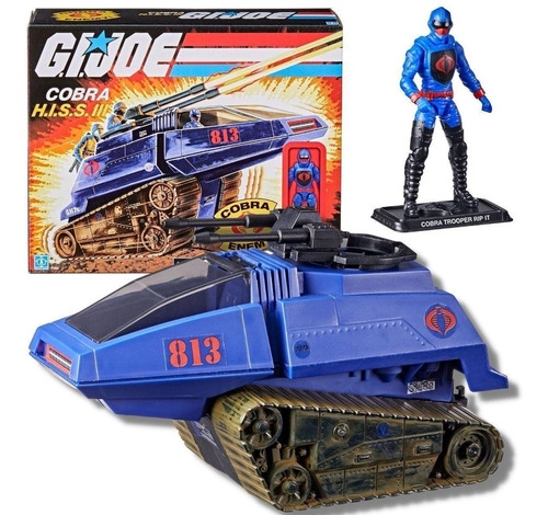 Gi Joe Figura E Veículo Retro - Tanque Cobra Hiss Iii Hasbro