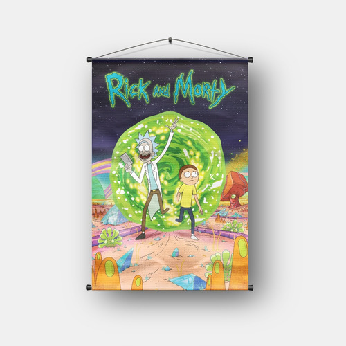 Pendón - Poster Rick And Morty 60 X 90 Cm 