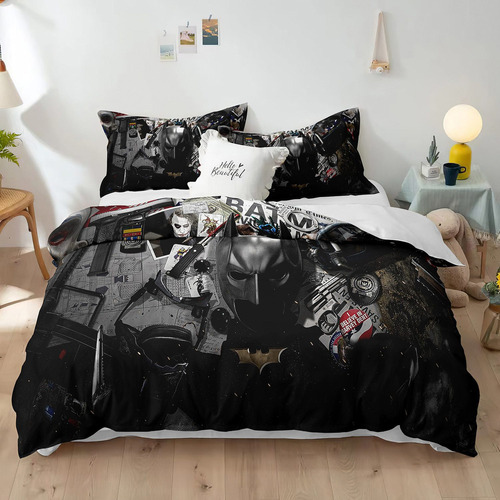 Juego De Cama Con Funda De Edredón De Batman 1