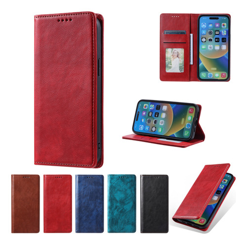 Funda Tipo Cartera Para Teléfono Redmi 13c 12 10 10c 9 11a