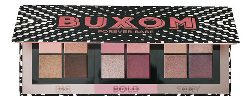 Buxom Forever Babe Paleta De Sombras De Ojos, 12 Sombras De