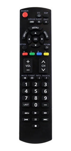 Control Compatible Con Panasonic Pantalla Lcd Led Directo