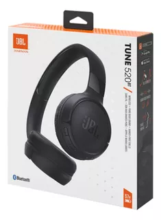 Fone De Ouvido Sem Fio Jbl Tune520 Bluetooth On-ear Preto