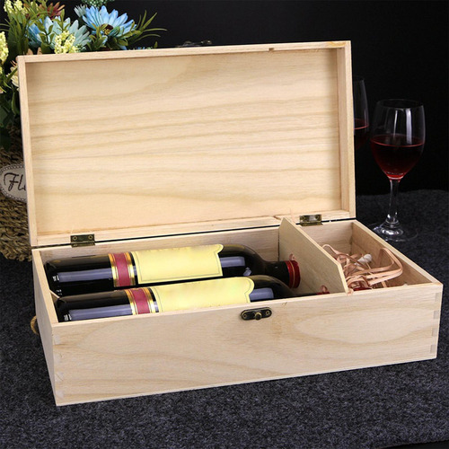 Caja De Vino Clásica Con Capacidad Botellas Para