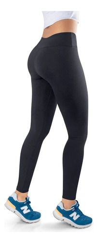 Licra Deportiva Leggins Control Abdomen Lycra Suplex Talla S