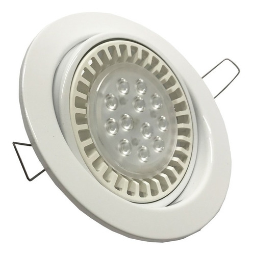 Pack X 10 Spot Embutir Ar111 Blanco Led 12w Dim Gu10 220v