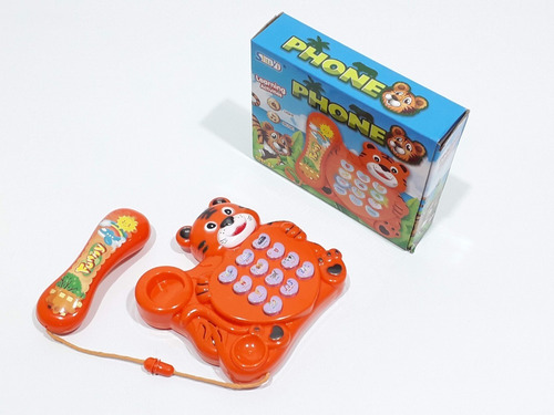 Teléfono Infantil Con Luz Y Sonido Para Bebe Juguete Pacho's