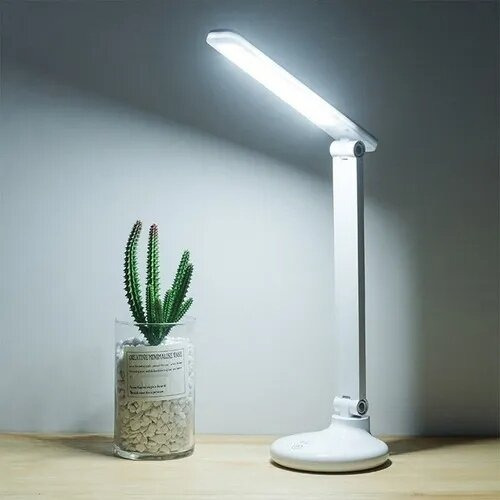 Lámpara De Mesa Con Botón Táctil, Luz De 3 Colores