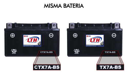 Batería Gel Motoneta Italika Ws Ds Dm Lth Tx7a-bs Ytx7a-bs