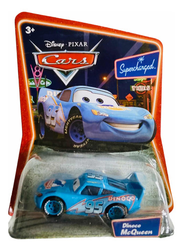 Disney Cars Rayo Mcqueen Azul Dinoco Edicion Limitada Super