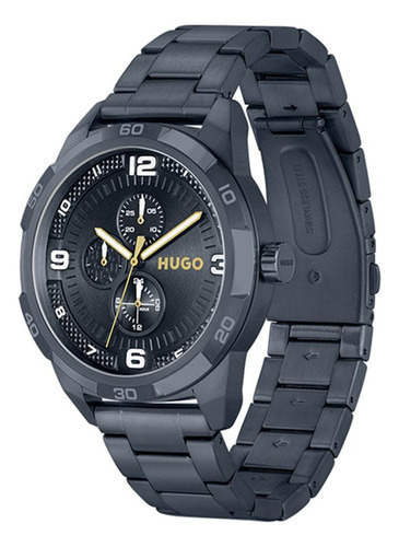Reloj Hugo Para Hombre 1530278 Acero Inoxidable Azul