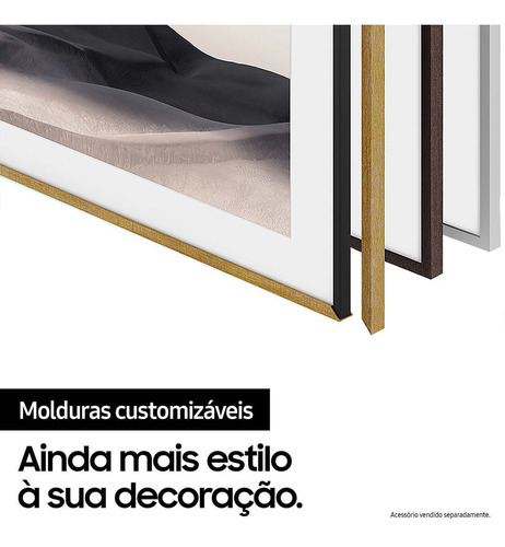 Imagem 2 de 11 de Smart Tv Samsung 32'' Qled 4k The Frame 32ls03t Design Slim