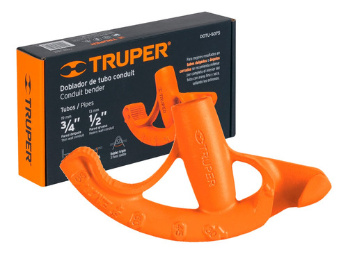 Doblador De Tubo Conduit, Hasta 3/4' Truper 12846