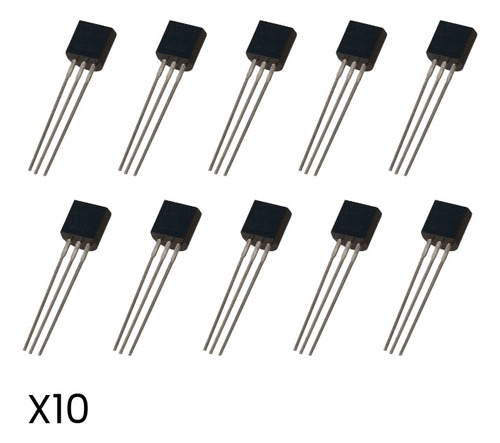 Transistor 2n2222 Bipolar Npn To-92 50v 0.8a Kit 5