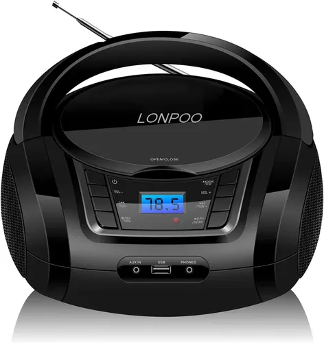 Reproductor CD y Radio FM con Bluetooth