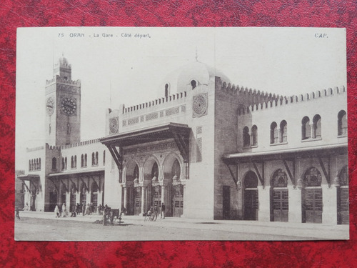 Africa Argelia Oran Nativos 1922 La Estacion Postal