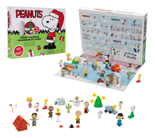 Snoopy Peanuts Set 24 Figuras Calendario Adviento 2023