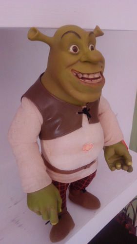 Muñeco Shrek Con Audios Y Etiqueta Mcfarlane 2001 38cm (Usado)