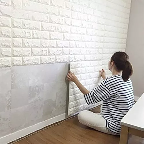 Adhesivos De Pared De Estampado De Ladrillo 3d