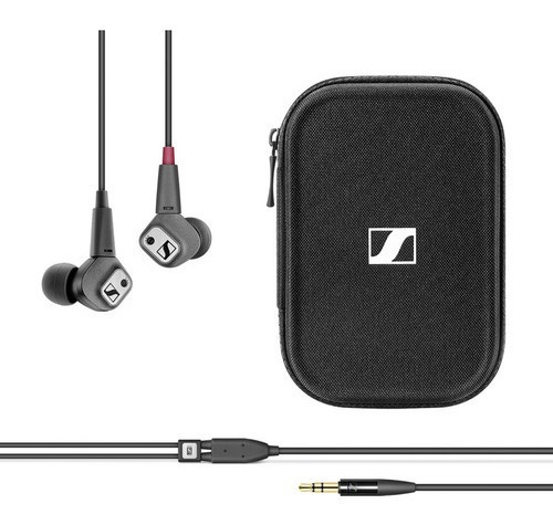 Imagen 2 de 9 de Auriculares Sennheiser Ie 80 S Negro/plata