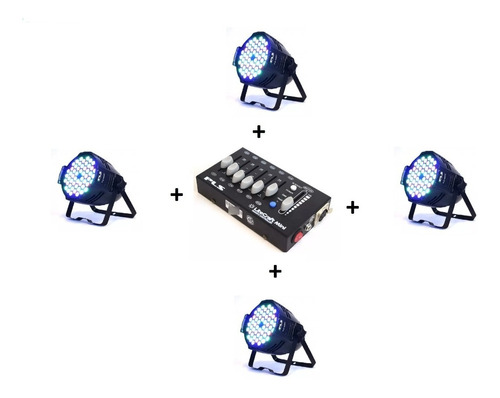 Combo 4 Tachos De Led Pls 543 Con Consola Mini Litecraft 12