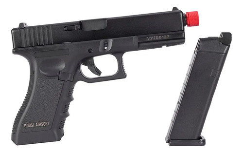 Airsoft Pistola Rossi V17 Gbb 6mm Slide Móvel Metal Blowback