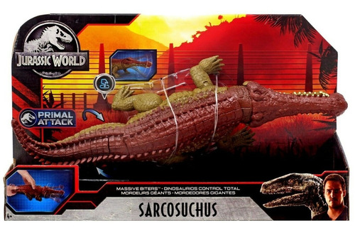 Jurassic World Primal Attack Dinosaurio Sarcosuchus 