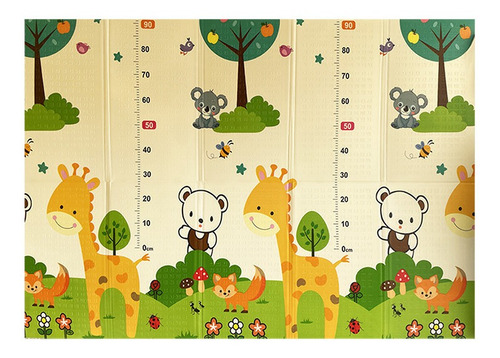 Tapete Alfombra Colchoneta Didáctico Para Bebe Doble Vista