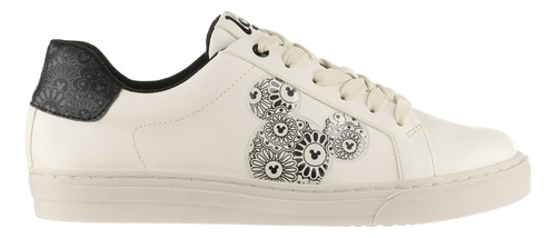 Tenis Para Mujer Mickey W Capsule Marfil Cwkalama