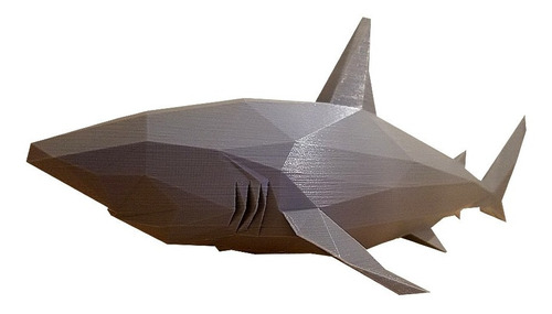 Estatua Decorativa Abstracta Tiburón De Impreria Home