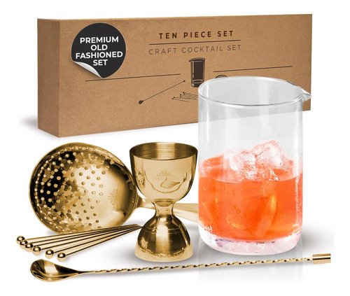 A Bar Above Old Fashioned Cocktail Kit - Juego De 10 Piezas 